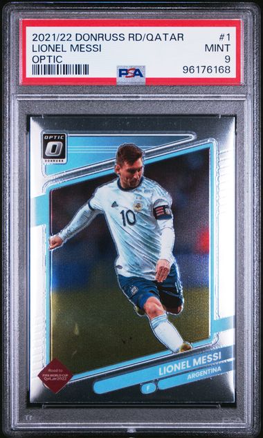 2021 Panini Donruss #1 Road Qatar Lionel front