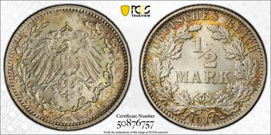 1917-E 1/2 Mk J-16 MS66