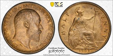 1902 1/2D S-3991 MS64RB