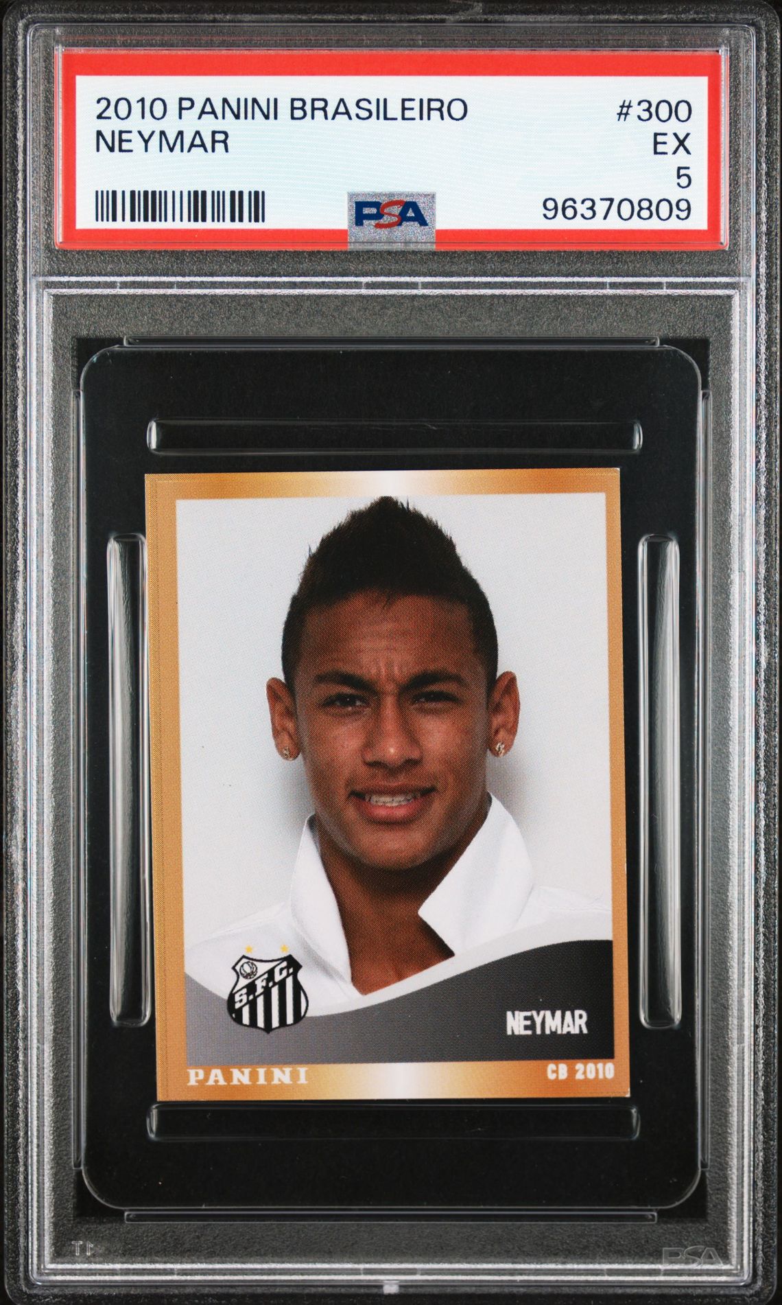2010 Panini PANINI BRASILEIRO #300 Neymar front