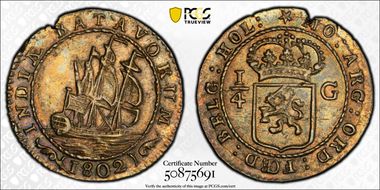 1802 1/4 G KM-81  Ag MS63