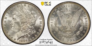 1884-O $1 MS63