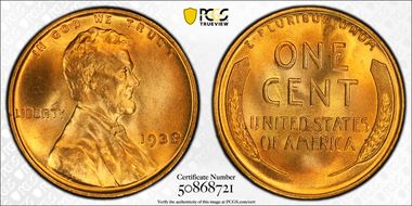 1938 1C MS67RD