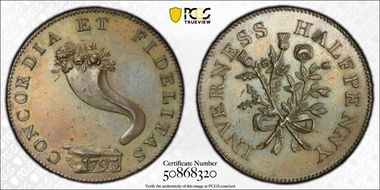 1793 Tk 1/2D DH-1a Invernesshire, Inverness MS62BN