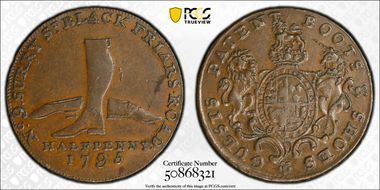 1795 Tk 1/2D DH-308 Middlesex, Guest's AU55BN