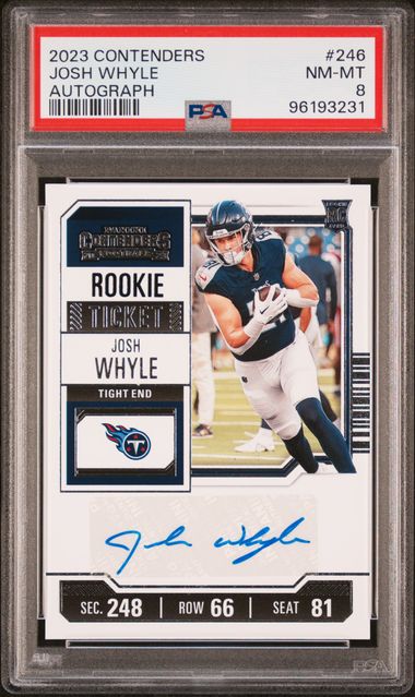 2023 Panini Contenders Autograph #246 Josh Whyle front