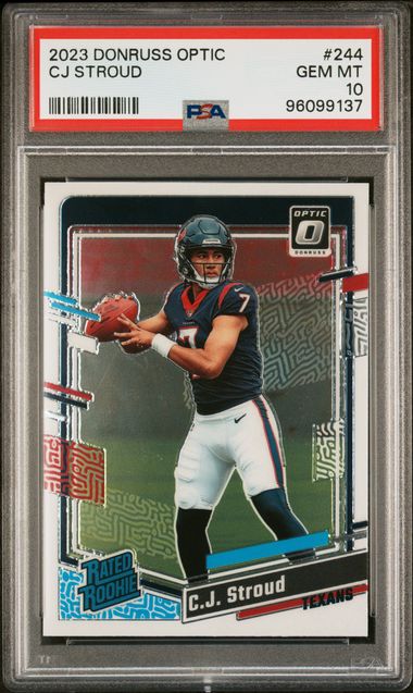 Panini Rated Rookie Cj Stroud front