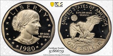 1980-S SBA$1 PR69DCAM