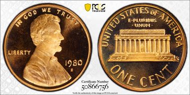 1980-S 1C PR69DCAM