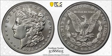 2024 $1 Morgan Dollar MS70