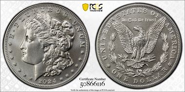 2024 $1 Morgan Dollar MS70