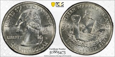 2009-P 25C Northern Mariana Islands MS66