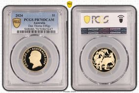 2024 $1 Dan Thorne Effigy PR70DCAM