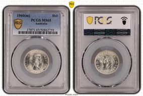 1960(m) Shil KM-59 Ag MS65