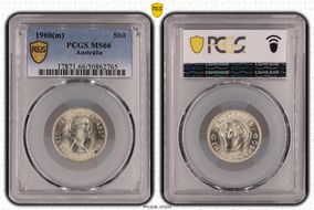 1960(m) Shil KM-59  Ag MS66