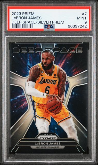 2023 Panini Prizm Silver #7 LeBron James front
