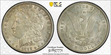1893-O $1 AU58