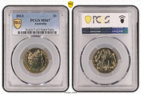 2013 $1 MS67