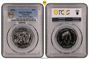 2024 50C Year of the Dragon MS69