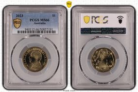 2023 $1 MS66