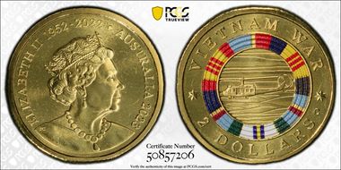 2023-C $2 Vietnam War Colorized MS68