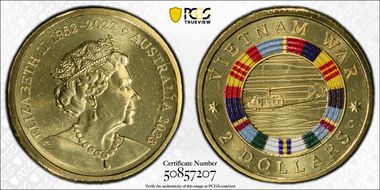 2023-C $2 Vietnam War Colorized MS67