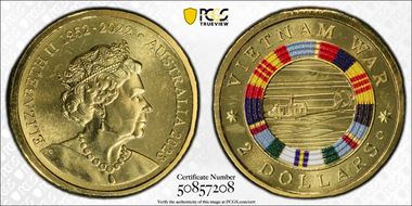 2023-C $2 Vietnam War Colorized MS67