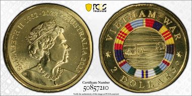 2023-C $2 Vietnam War Colorized MS68