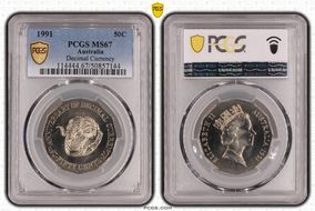 1991 50C Decimal Currency MS67