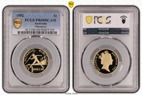 1992 $1 Olympics PR69DCAM