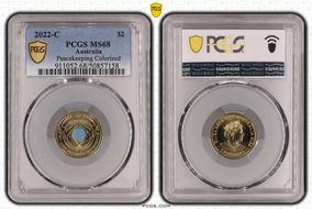 2022-C $2 Peacekeeping Colorized MS68