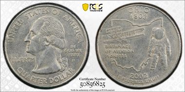 2002-P 25C Ohio AU53