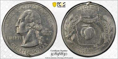 1999-D 25C Georgia N1