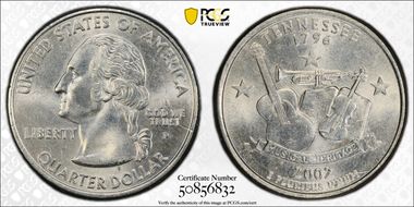 2002-P 25C Tennessee MS62