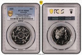 2005 50C Commonwealth Games Student Design MS68