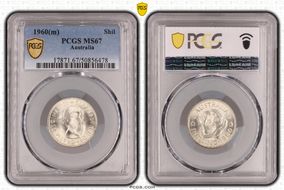 1960(m) Shil KM-59  Ag MS67