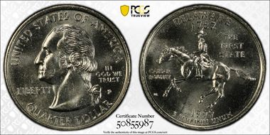 1999-P 25C Delaware MS64
