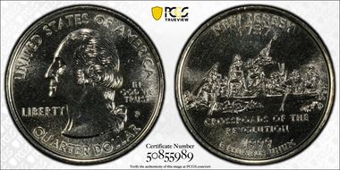 1999-P 25C New Jersey MS66