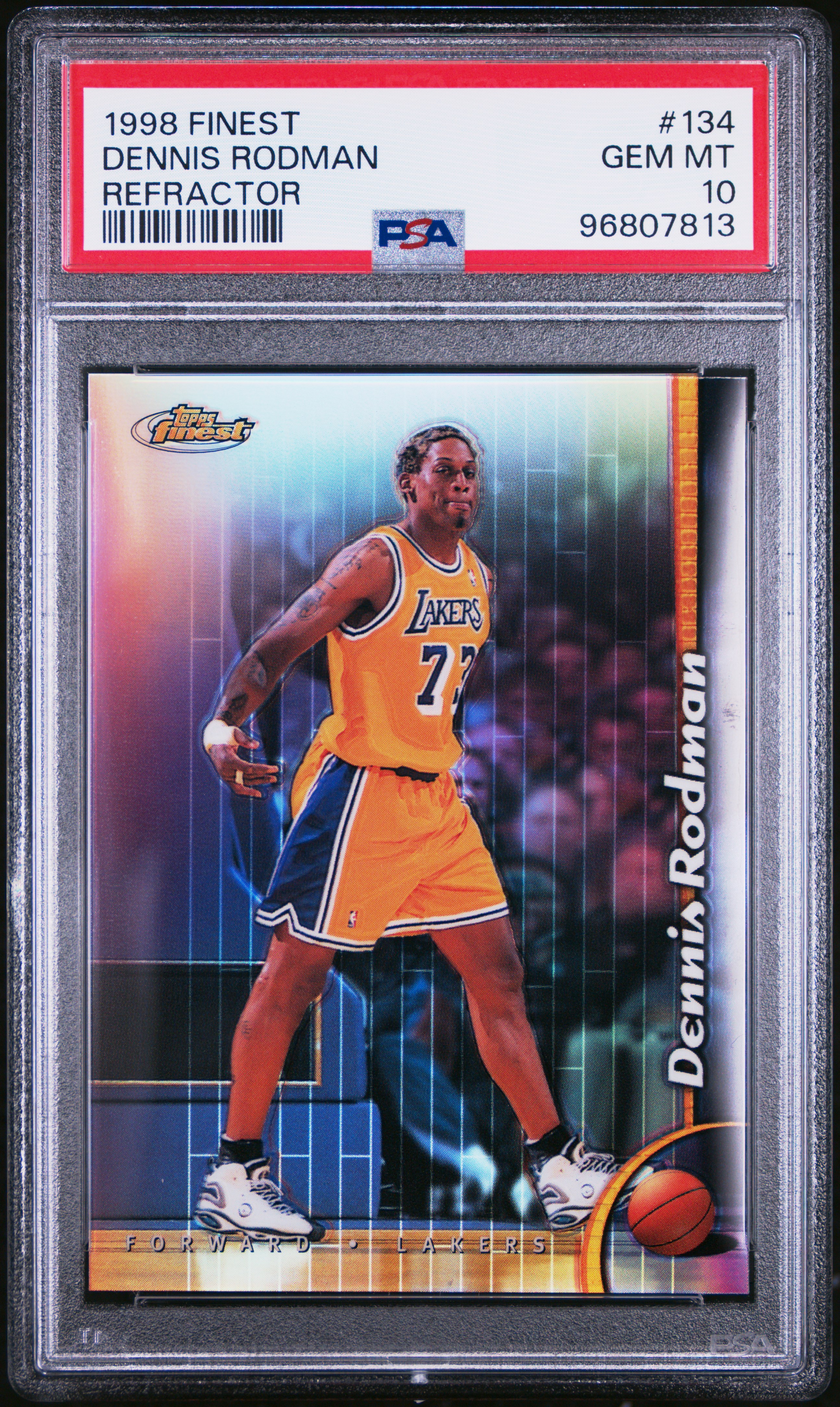 Sweet Hit Sports Cards's 1998 Finest Dennis Rodman Refractor