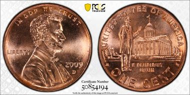 2009-D 1C Lincoln-Professional MS67RD