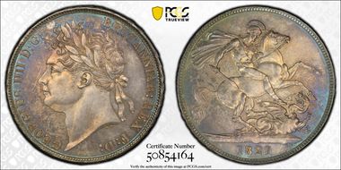 1821 Crown S-3805 Secundo MS62