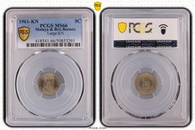 1961-KN 5C Large KN MS66