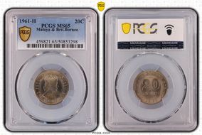 1961-H 20C KM-3 MS65