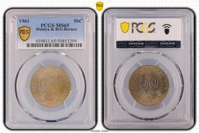 1961 50C KM-4.1 MS65