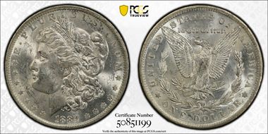 1884-O $1 MS62