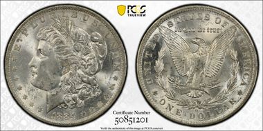 1884-O $1 MS63