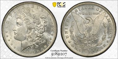 1884-O $1 MS62