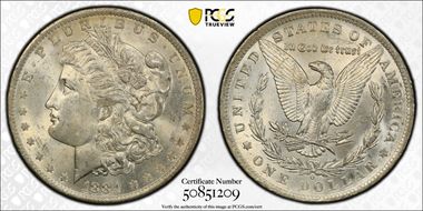 1884-O $1 MS62