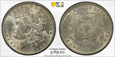 1884-O $1 MS62