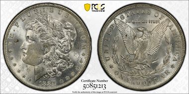 1884-O $1 MS62